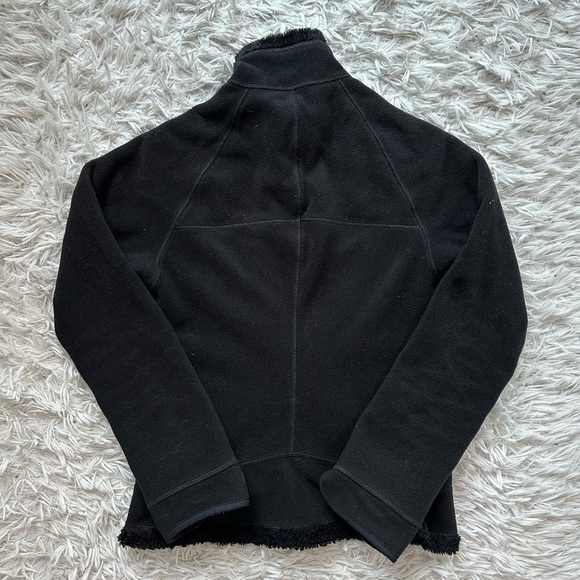 Patagonia Women’s Reversible Soft Fleece Black Jacket Size Small - Picture 2 of 5